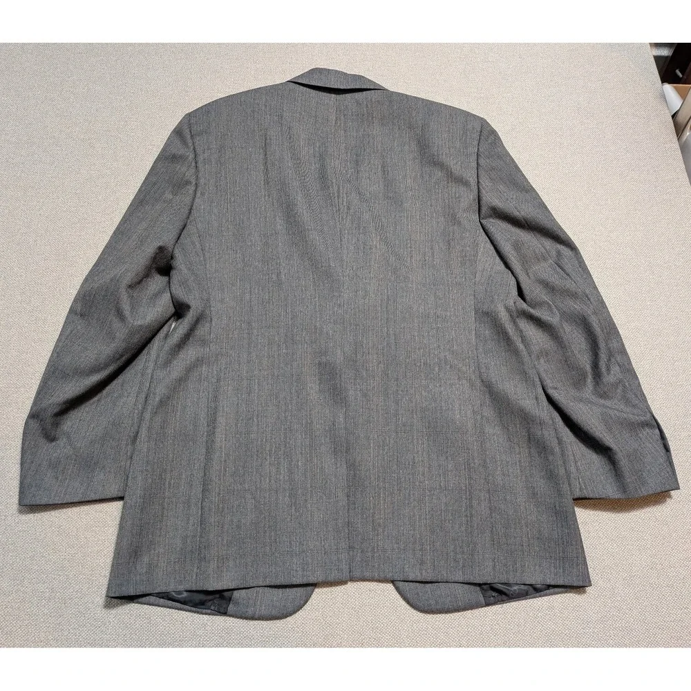 Christian Dior Monsieur Men's Blazer 40S Gray Wool Jacket Coat USA Made Vintage